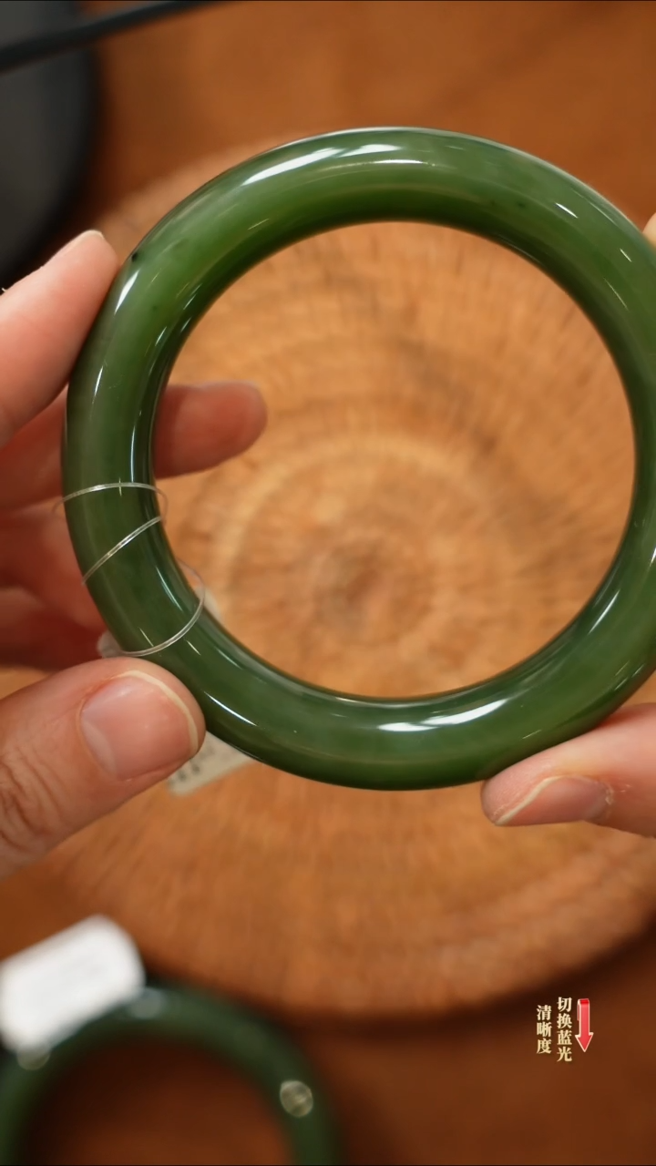 【闪购商品】和田玉手镯未镶嵌0213-012（56圈口）