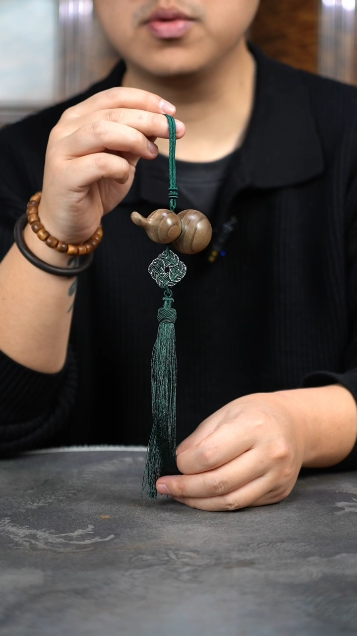 【闪购商品】金丝楠木雕葫芦把玩车挂挂件