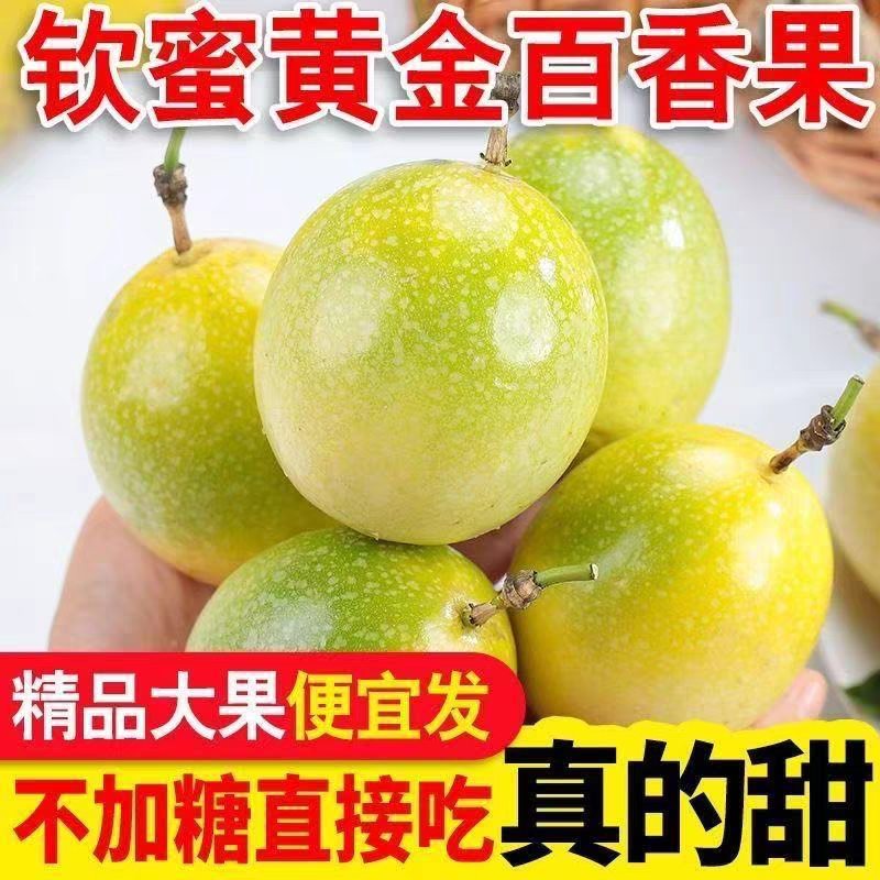 广西正宗钦蜜9号百香果新鲜黄金百香果应季水果香甜产地直发