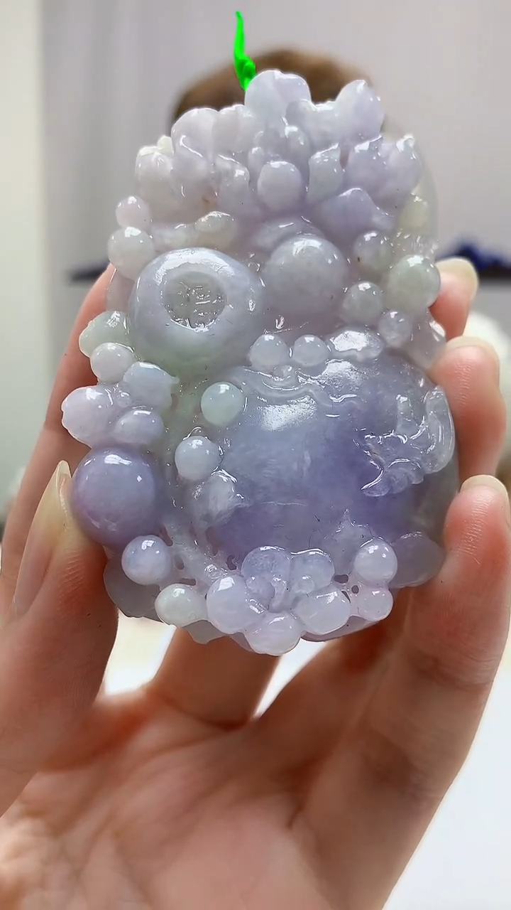 定制翡翠未镶嵌4868zm-毛货挂件163