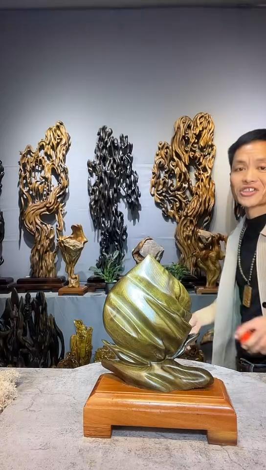 【闪购商品】金丝楠金丝楠小叶桢楠随行摆件20