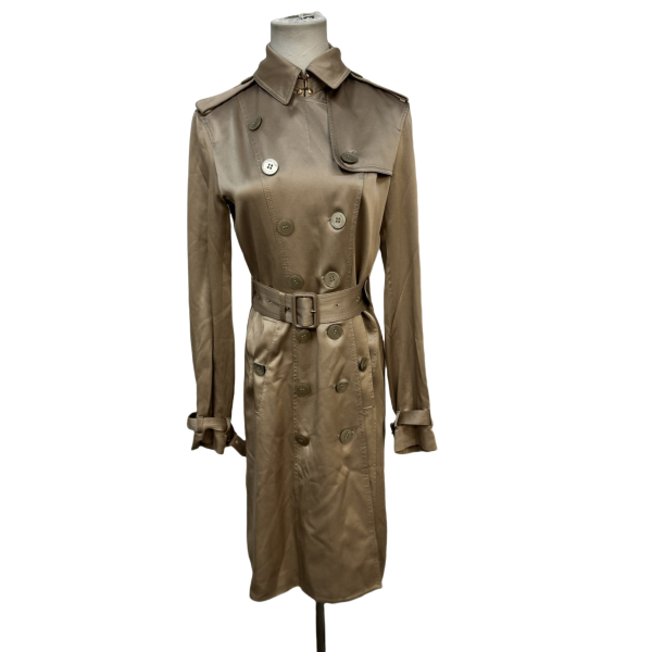 妃鱼/博柏利/桑蚕丝/风衣/95新/凡1/27