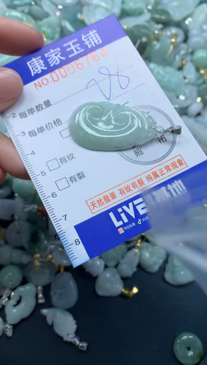 颈饰未镶嵌翡翠6764