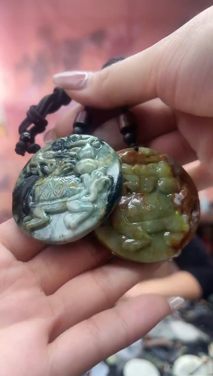 未镶嵌岫玉吊坠多样性发货拍一发一