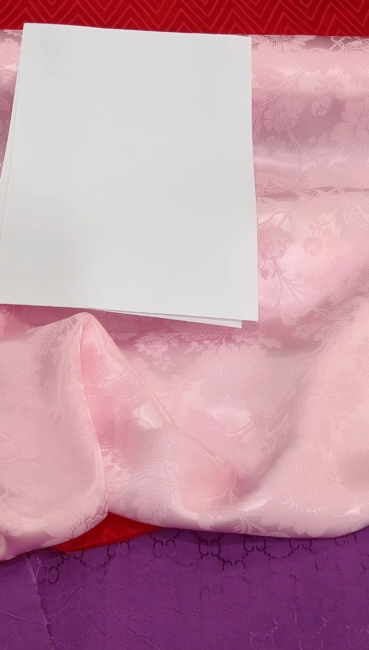 丝绸100丝粉向日葵花缎面