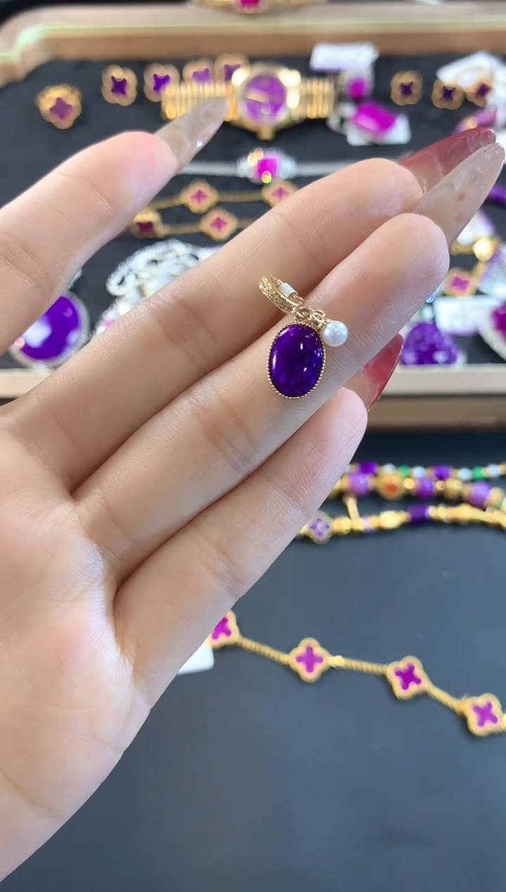 【闪购商品】苏纪石（舒俱来）.18K金镶嵌舒俱来吊坠