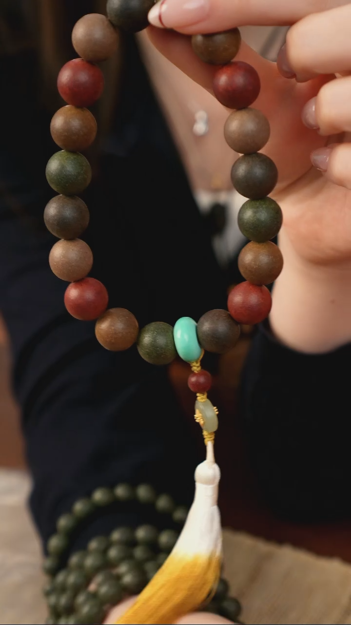 【闪购商品】泥塑1.5五行19颗手持配面包圈