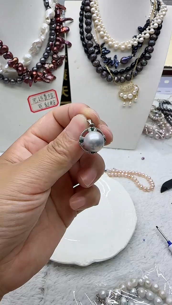 淡水珍珠未镶嵌套链48