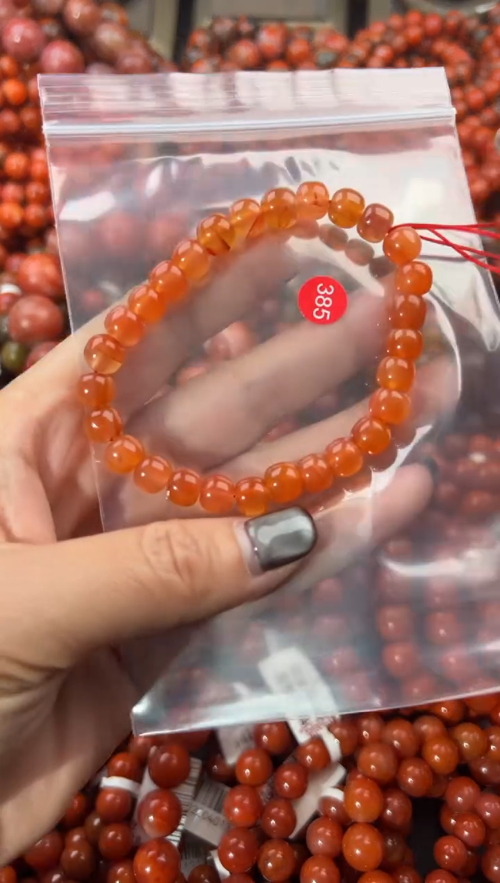 未镶嵌手串南红玛瑙7+
