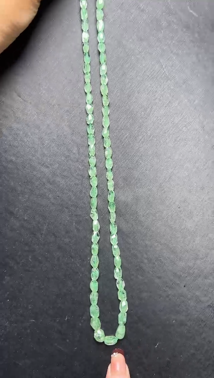 颈饰未镶嵌水晶翠幽灵随形项链 JP57122 