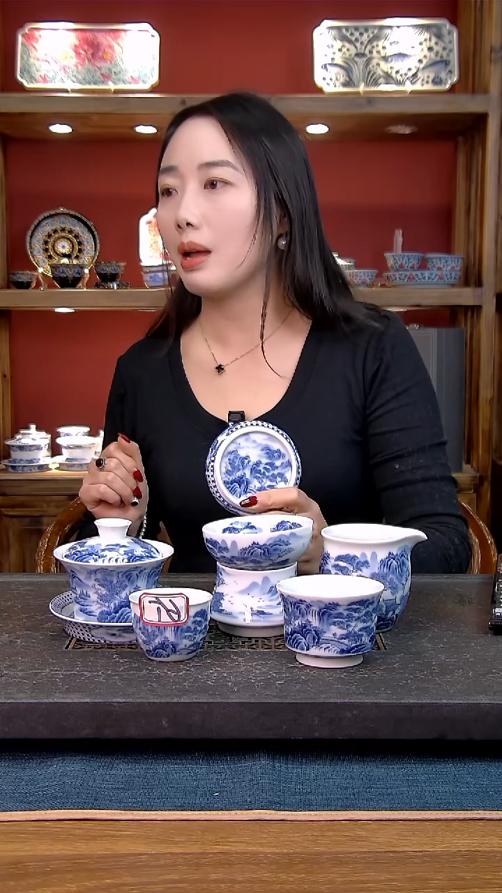 简装家用款11件套 白瓷陶瓷茶具