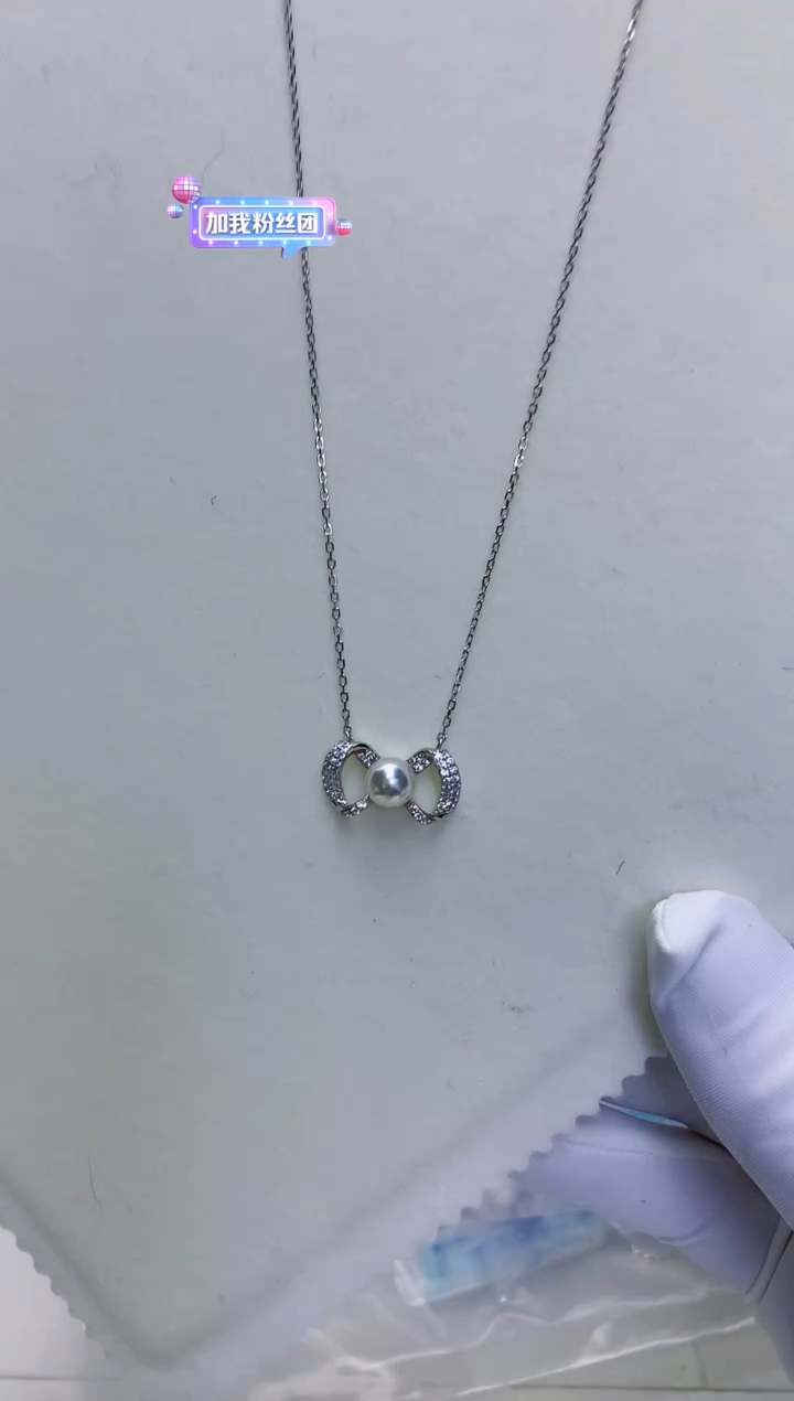 【闪购商品】海水珍珠饰品银S925镶嵌设计款套链