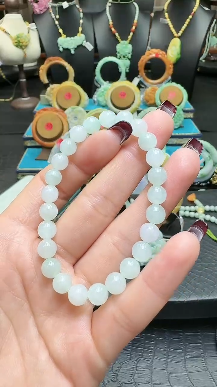 【闪购商品】翡翠手链未镶嵌手串