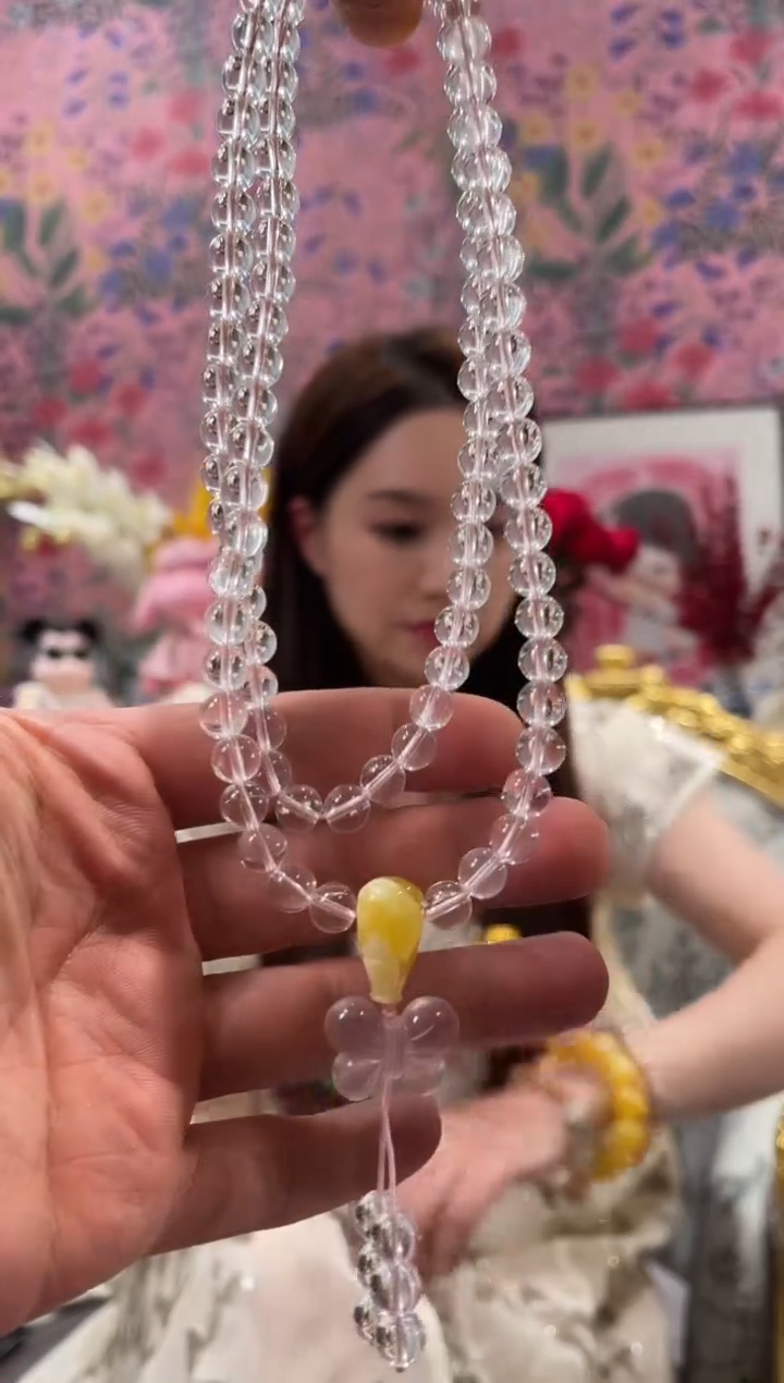 【闪购商品】水晶毛衣链未镶嵌108毛衣链