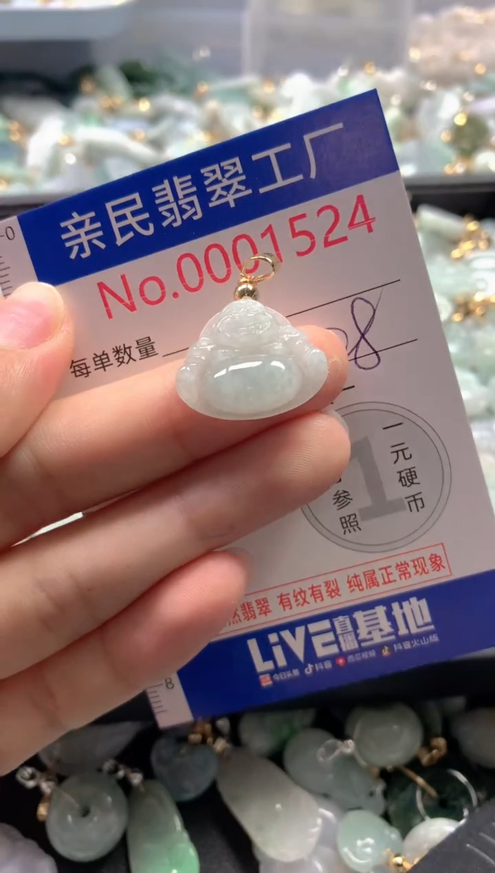 【闪购商品】翡翠吊坠(不含链)未镶嵌1524