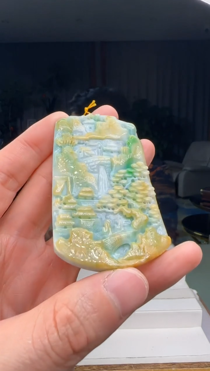 【闪购商品】翡翠吊坠(不含链)未镶嵌DY@@960Q3J13357