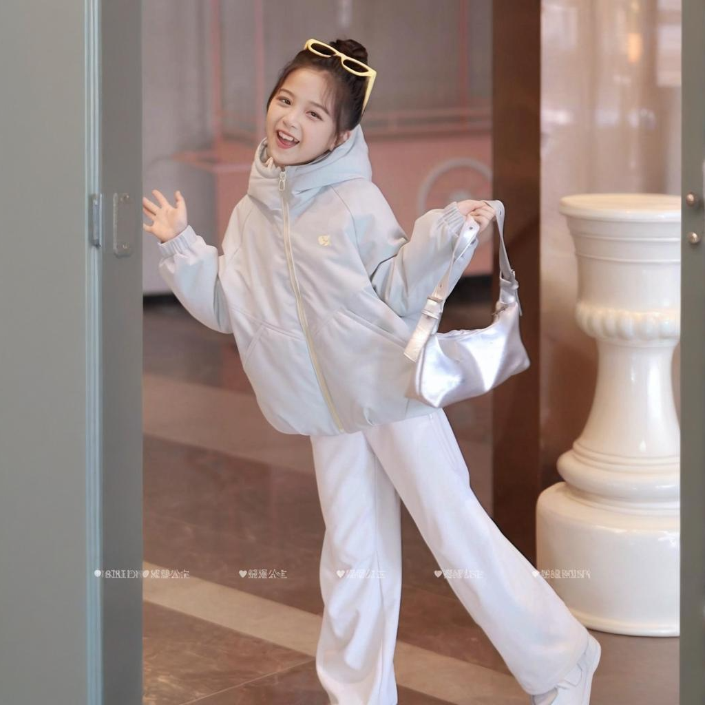 媛媛公主【90绒子，4级防水，轻羽绒】2025冬羽绒服15415Q419