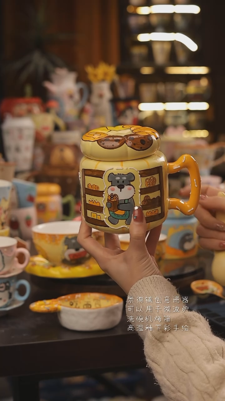 景德镇釉下彩绘设计师款式陶瓷