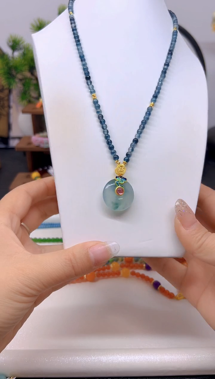 【闪购商品】翡翠毛衣链未镶嵌毛衣链M664