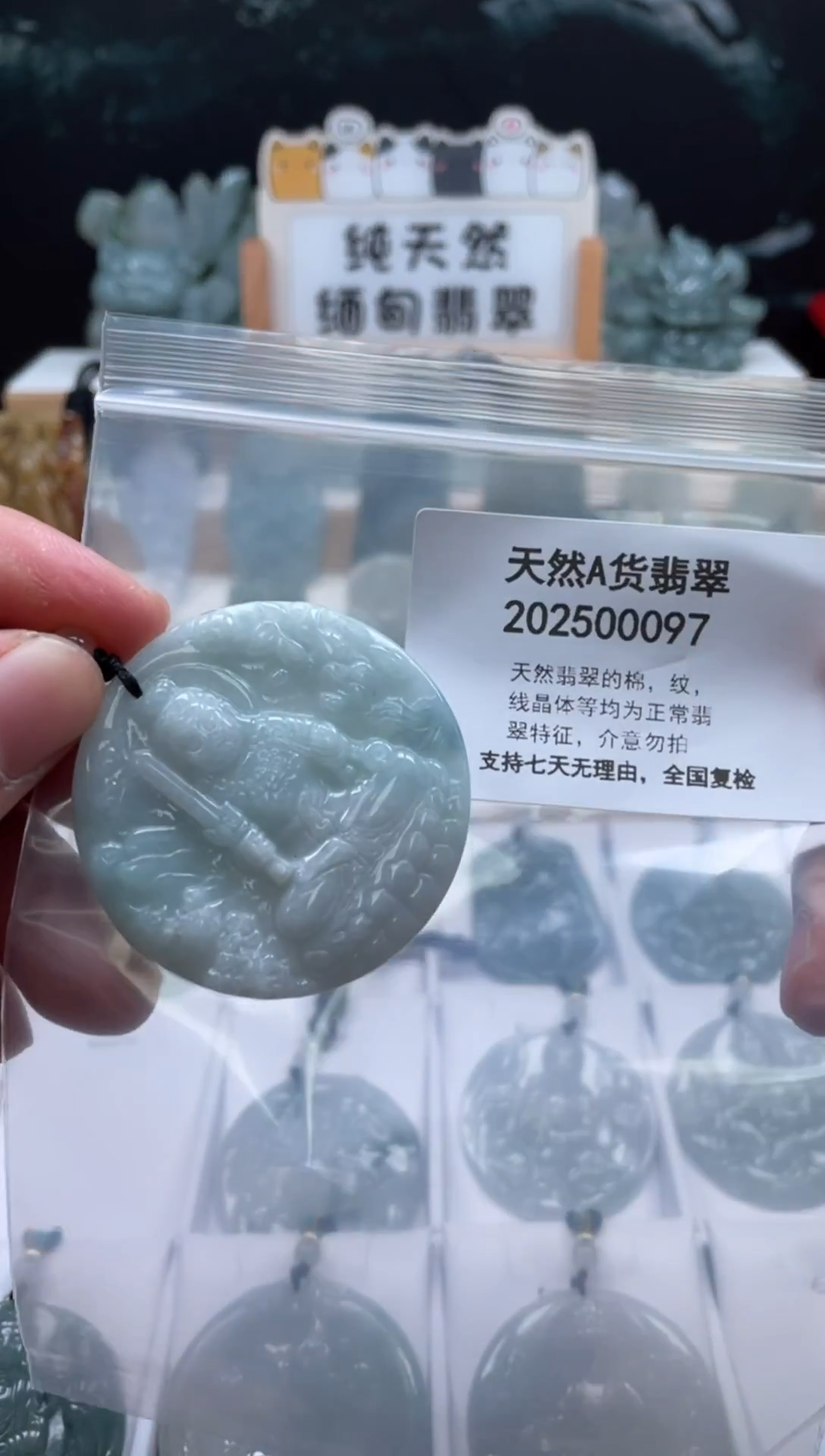 颈饰未镶嵌翡翠翠峰翡翠202512100060