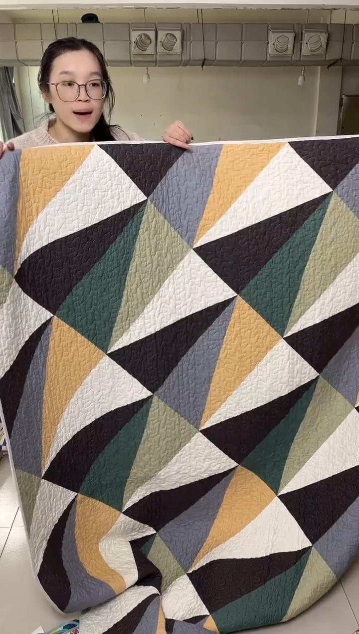 棉200*220双面斜纹三角