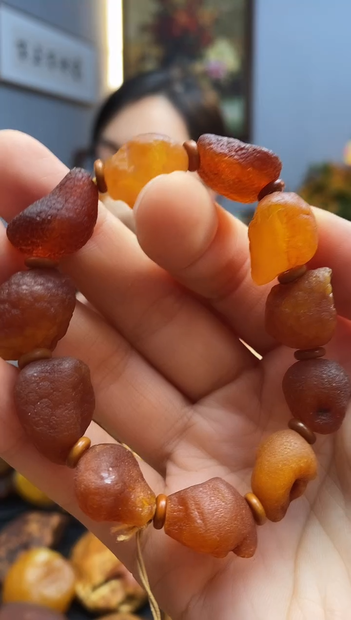 手链琥珀未镶嵌手串