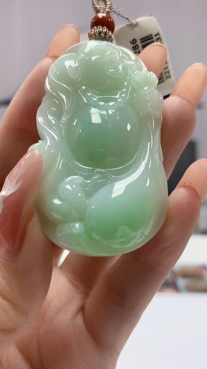 【闪购商品】定制翡翠未镶嵌0405DD-毛货挂件佛149