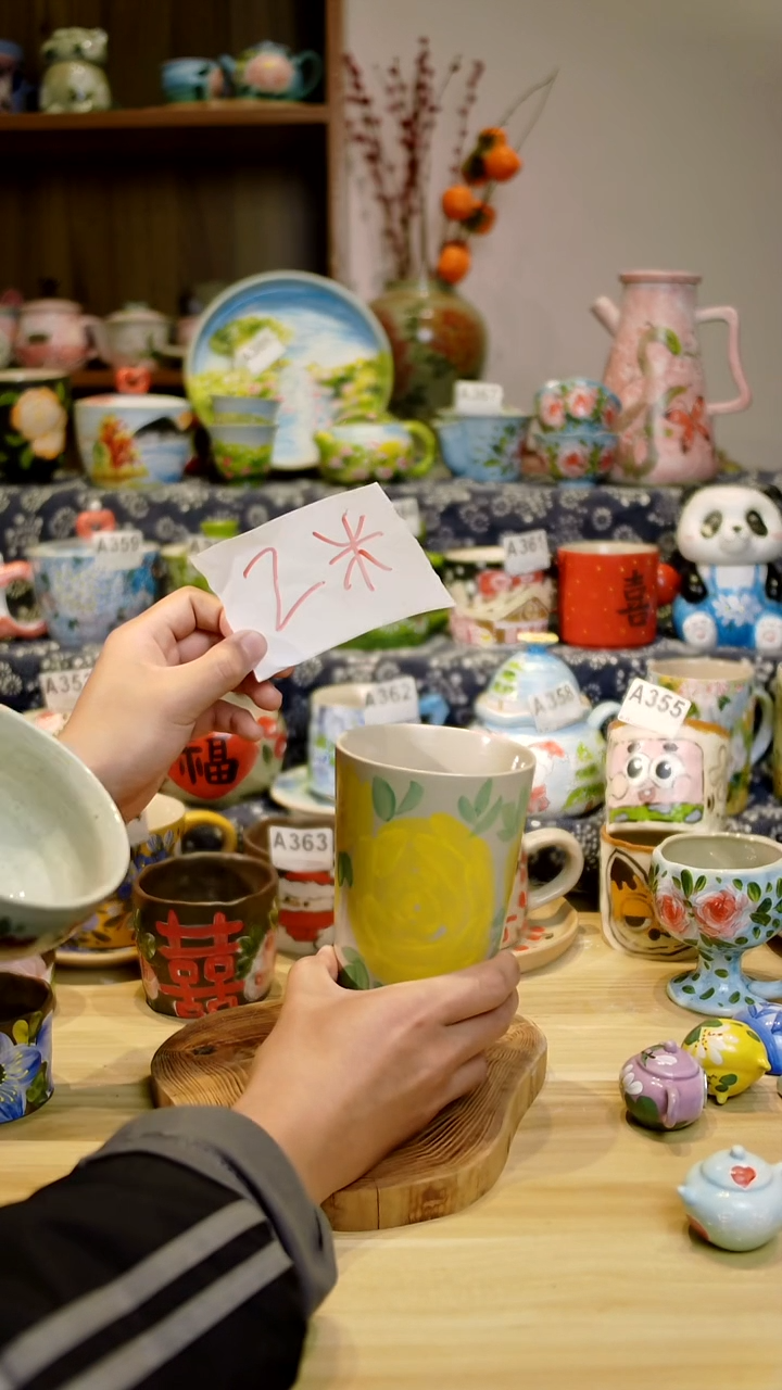 瓷片景德镇手绘釉下彩陶瓷