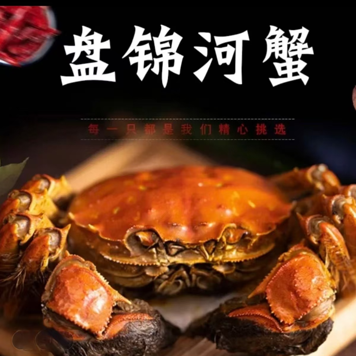 【活蟹】盘锦河蟹【2.2-2.5两全母蟹】8只起绑绳
