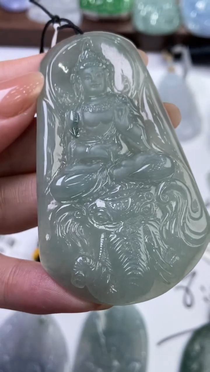 翡翠未镶嵌颈饰285834