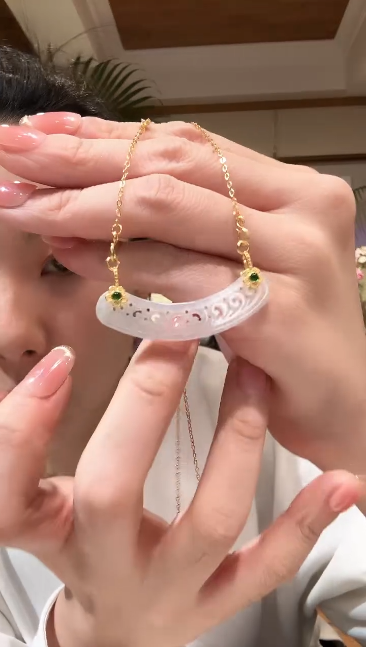 【闪购商品】翡翠颈饰未镶嵌国风
