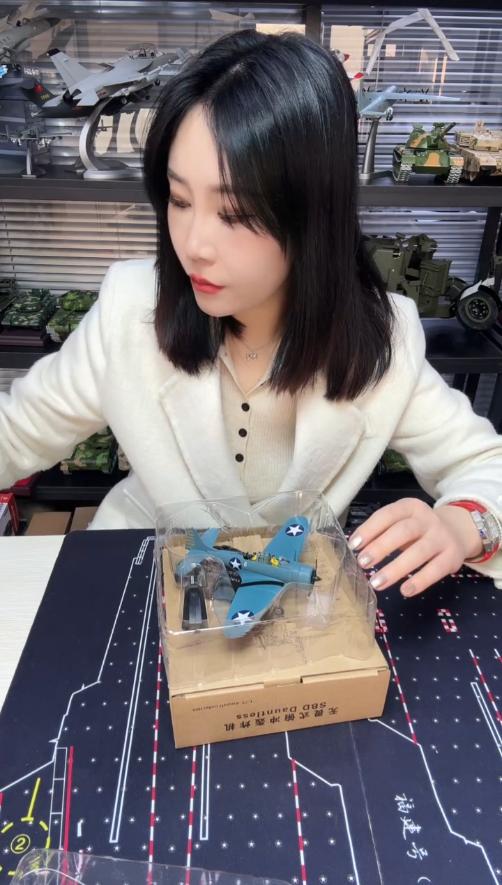 1/72合金飞机模型无畏灰色