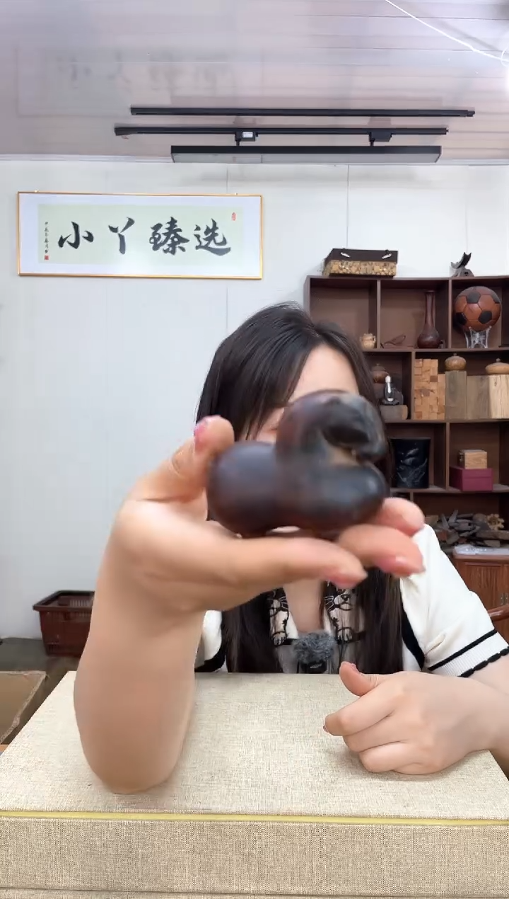 乌木类端景台752大红酸枝唐马