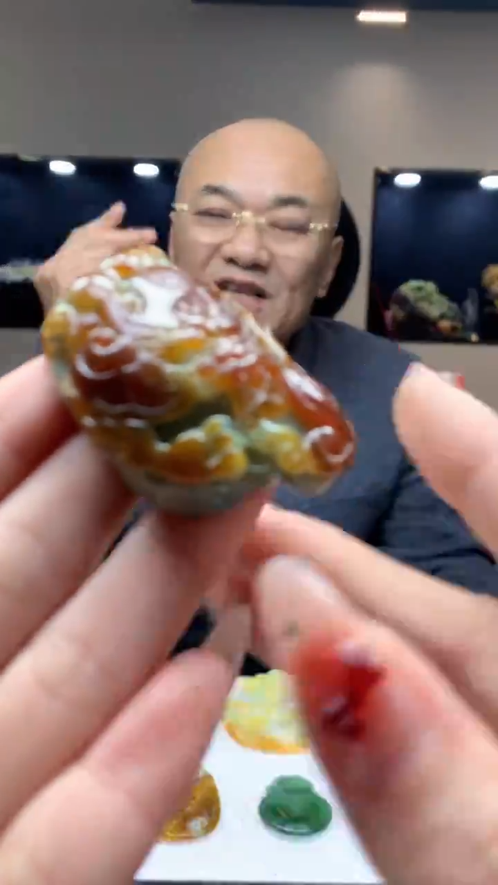 【闪购商品】定制翡翠未镶嵌1030ry-毛货挂件44