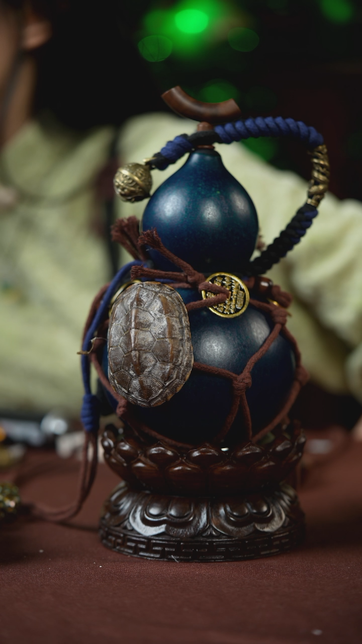 【闪购商品】672号500ml左右的非遗漆器酒葫芦