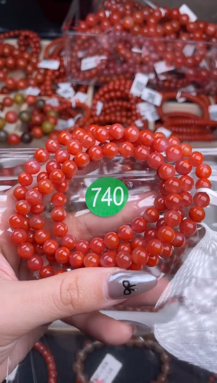 【闪购商品】南红玛瑙珠宝奇石未镶嵌740-7+