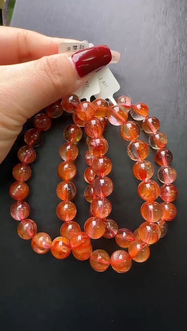 【闪购商品】水晶手串未镶嵌糖纸胶花手串多样性发一 X37952