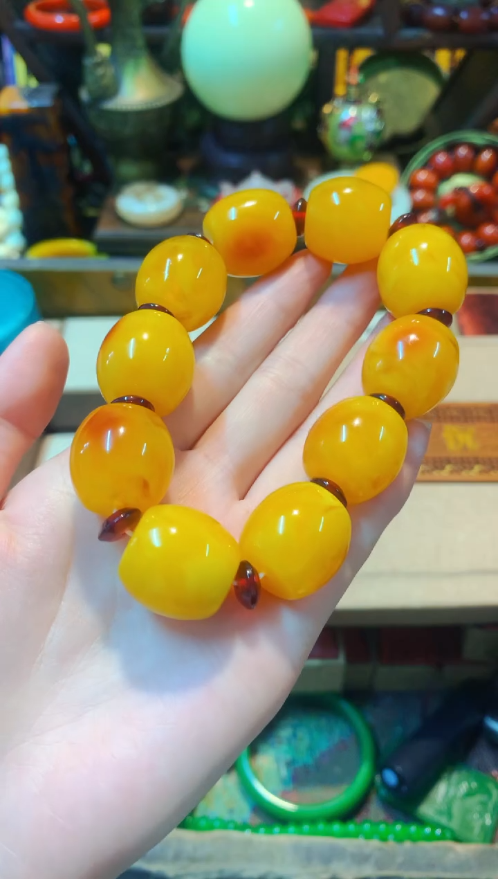 【闪购商品】蜜蜡手串未镶嵌主播推荐主播推荐