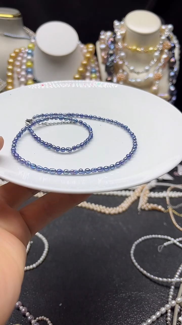 颈饰未镶嵌淡水珍珠人多人