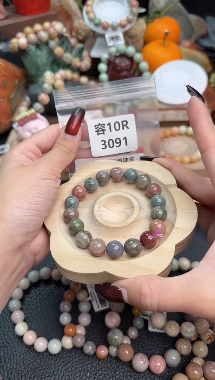【闪购商品】石英质玉手链未镶嵌10R3091