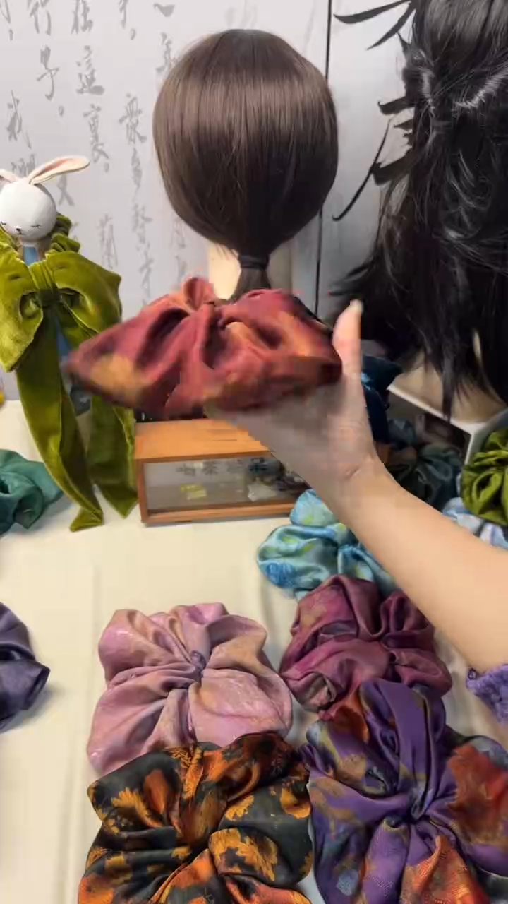 非金属布艺发圈123