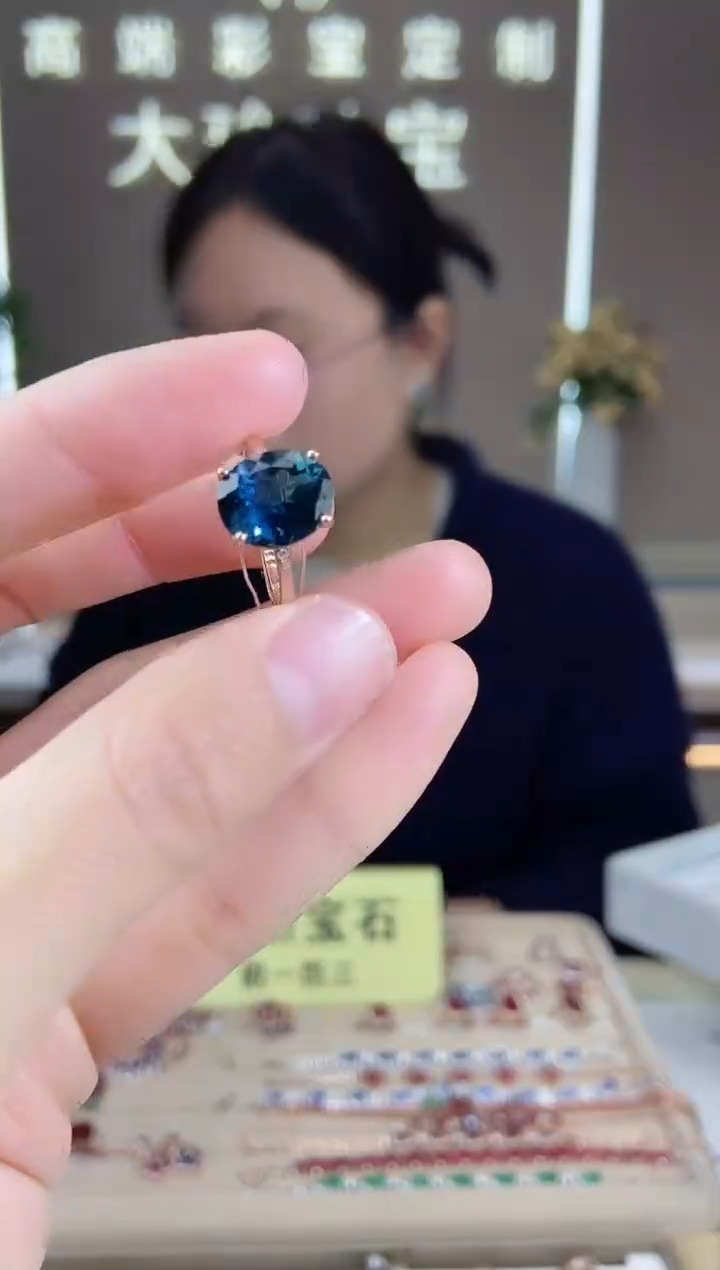 【闪购商品】托帕石手饰银S925镶嵌手饰