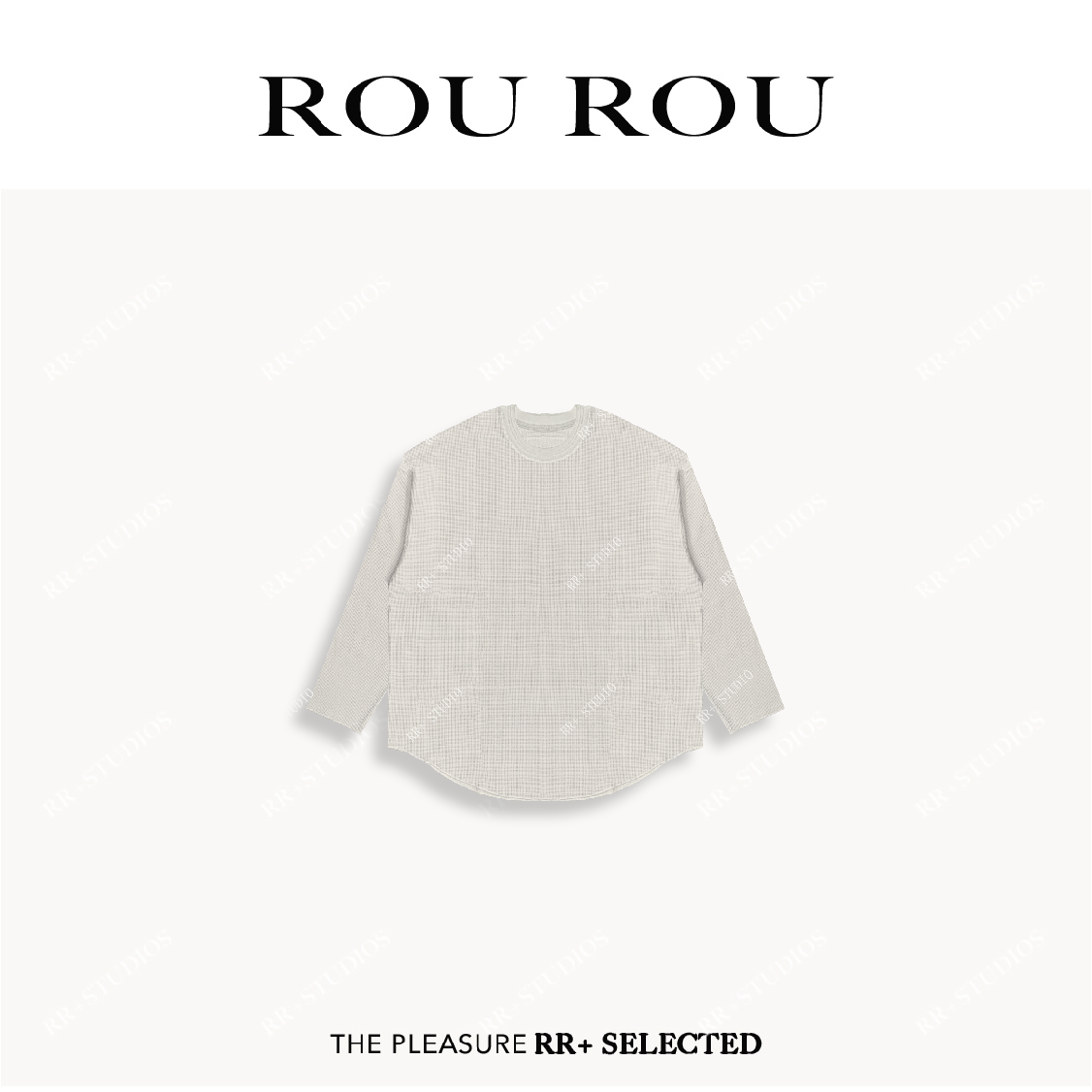 21638简约纯色弧形下摆长袖T恤女秋冬宽松休闲百搭打底衫