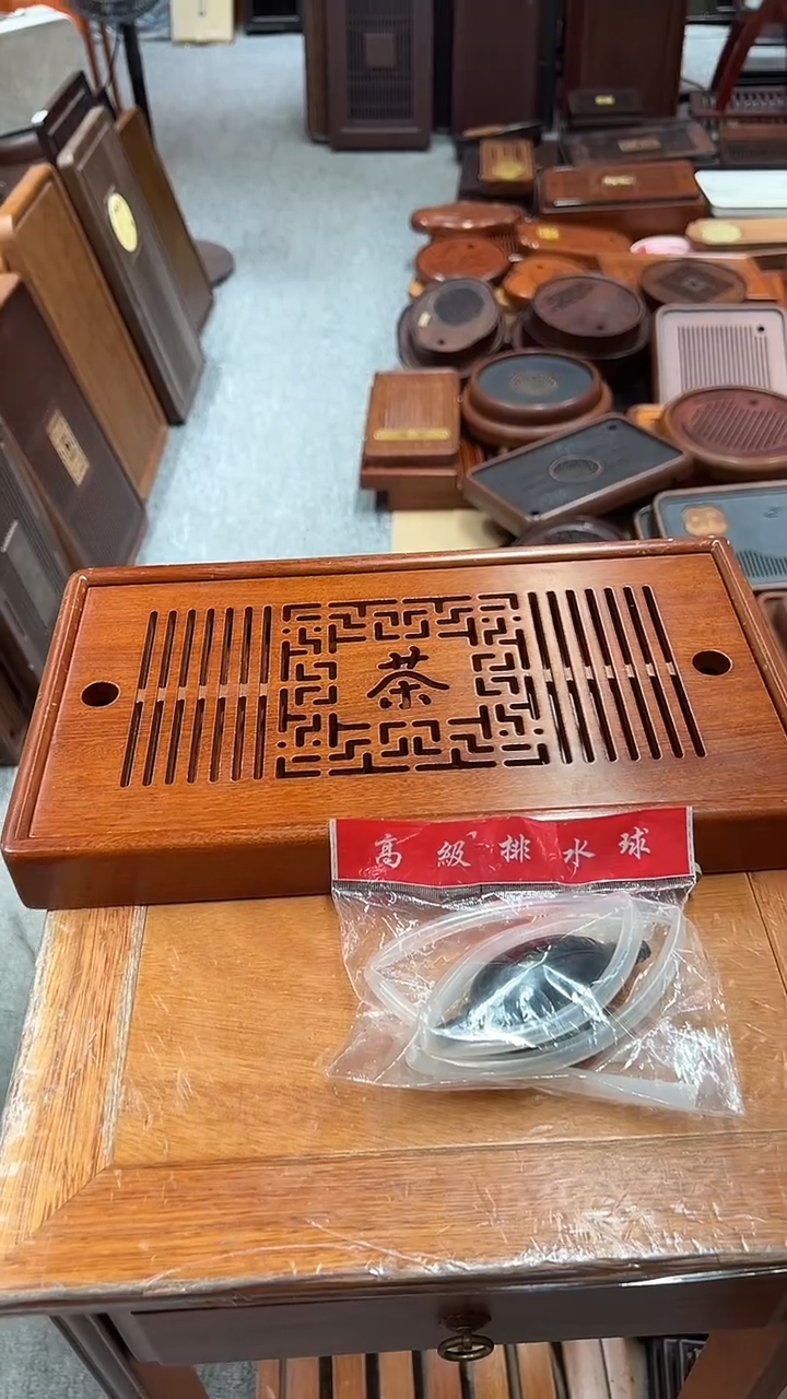 福利花梨木一整块长36CM*宽20CM茶盘送管