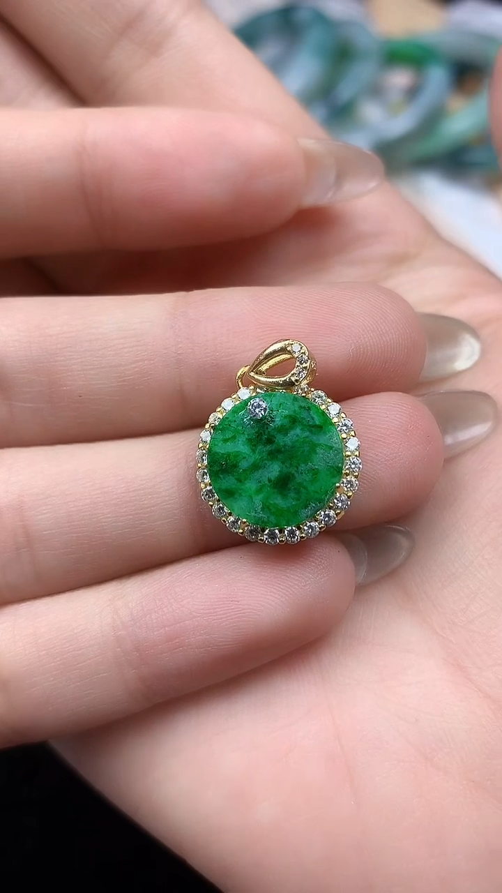 【闪购商品】翡翠颈饰银S925镶嵌颈饰