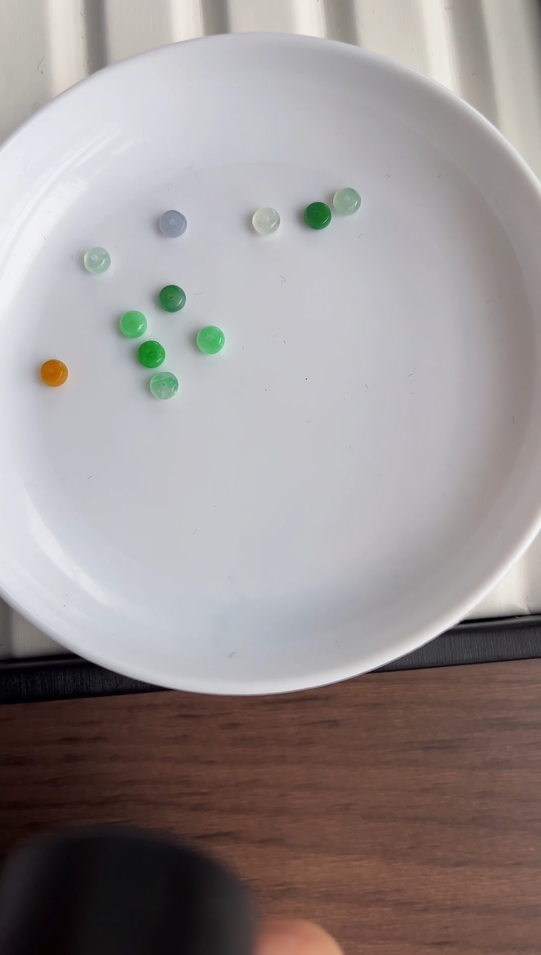 散珠翡翠翡翠散珠11颗多样性发货