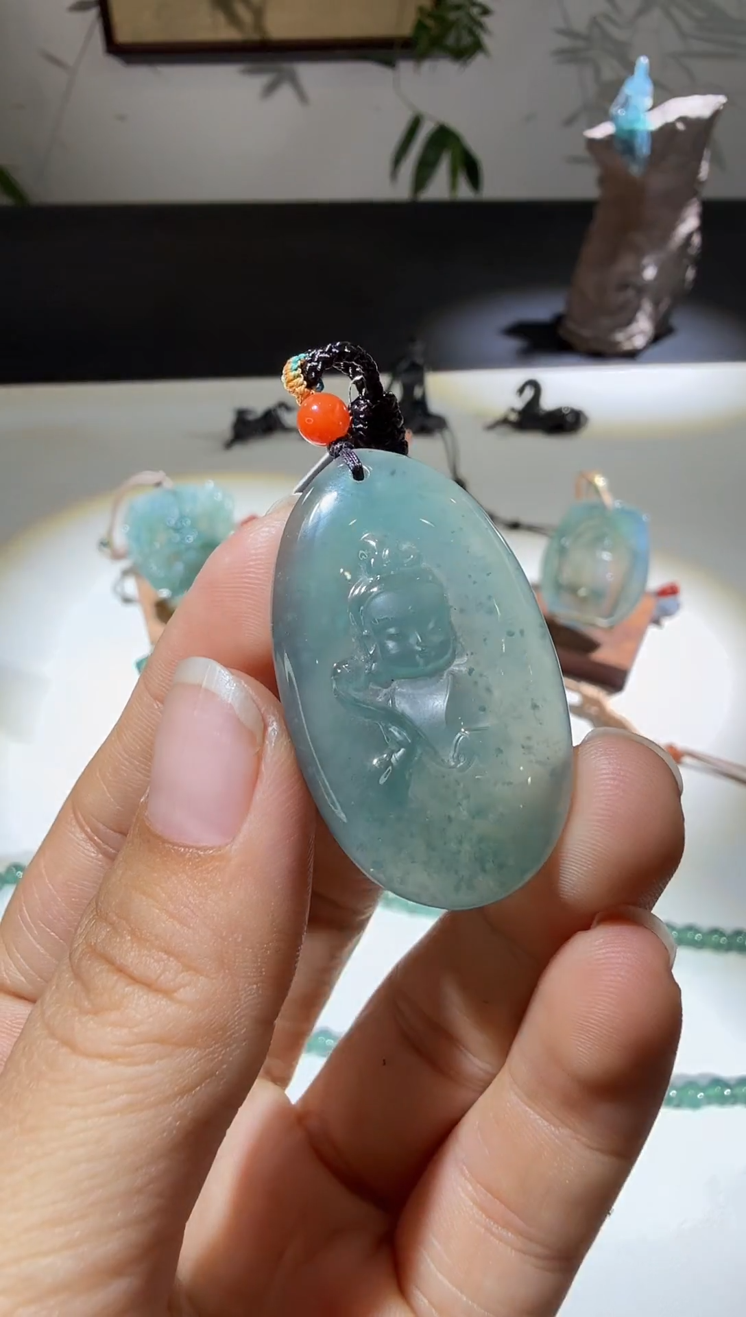 吊坠(不含链)未镶嵌翡翠宝宝佛