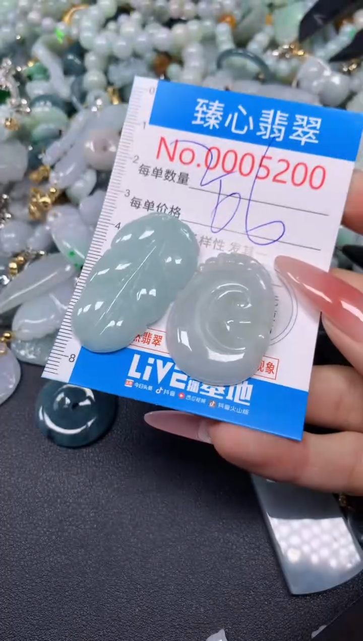 【闪购商品】翡翠颈饰未镶嵌含绳0005200