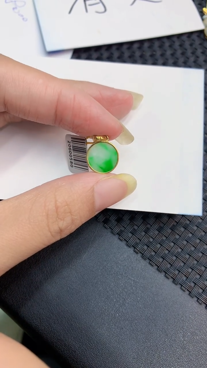 【闪购商品】翡翠颈饰18K金镶嵌            8