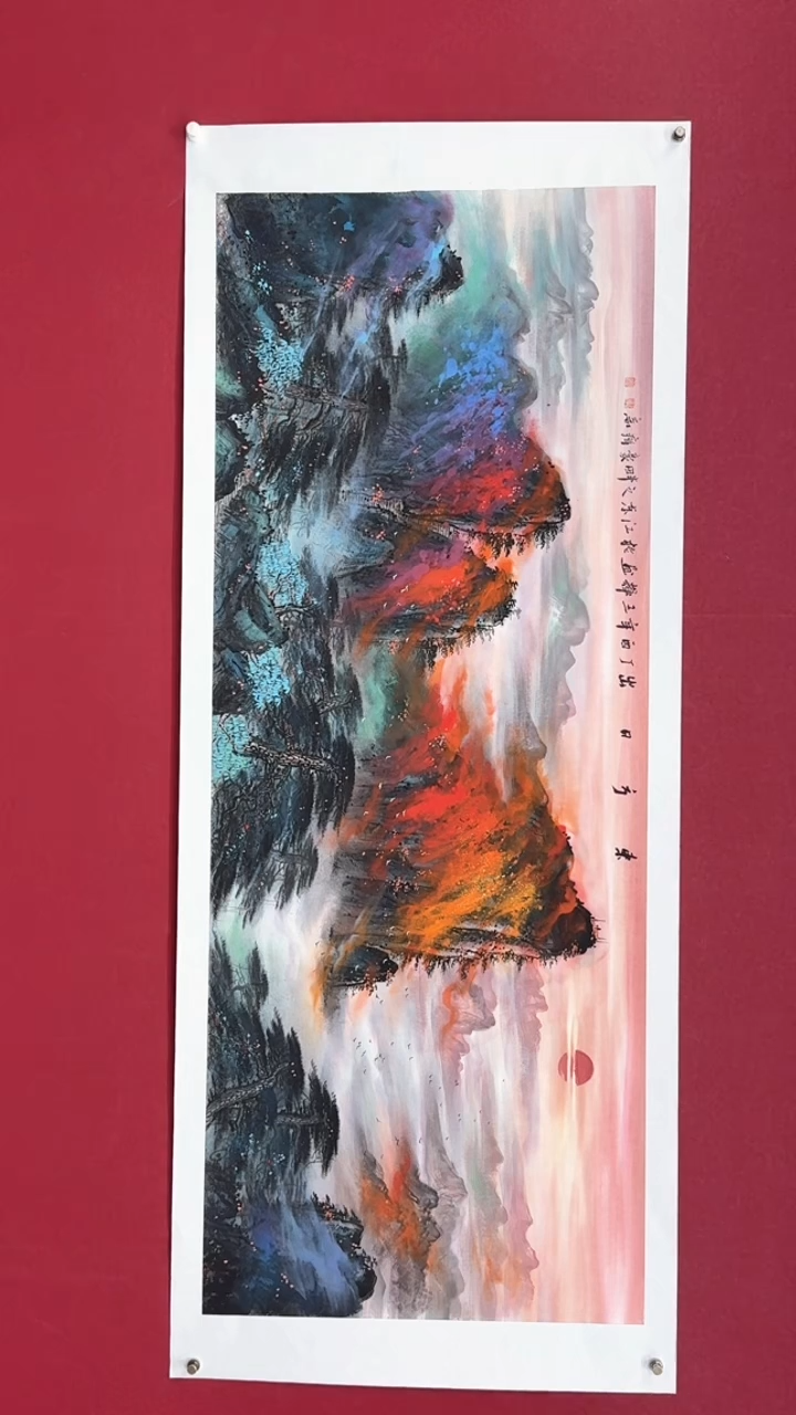 国画国画绘画山水花鸟